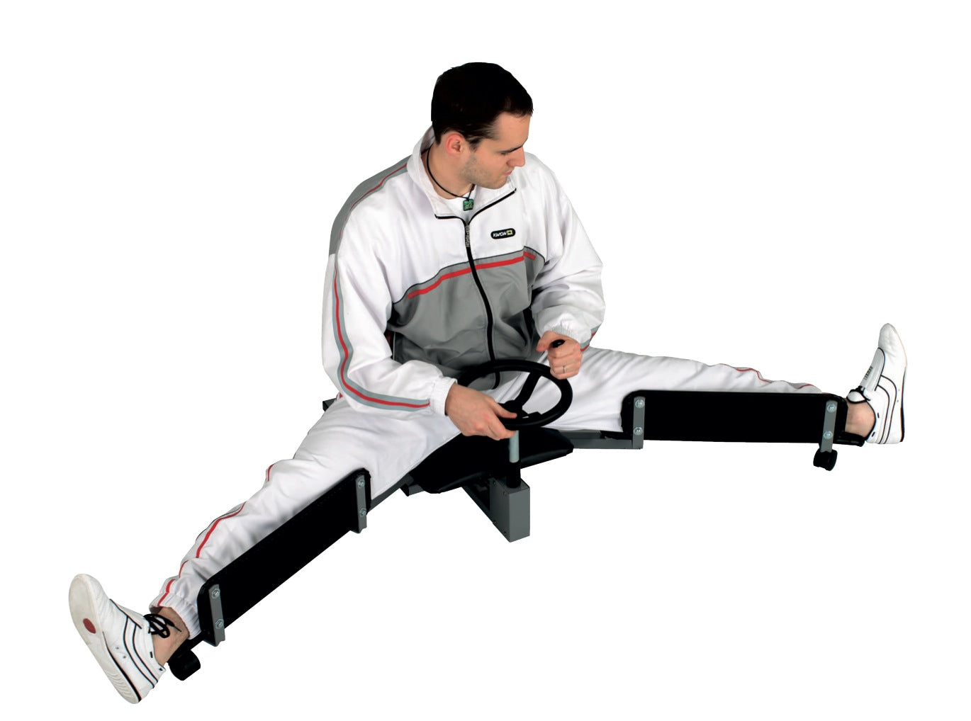 Mechanical leg stretcher