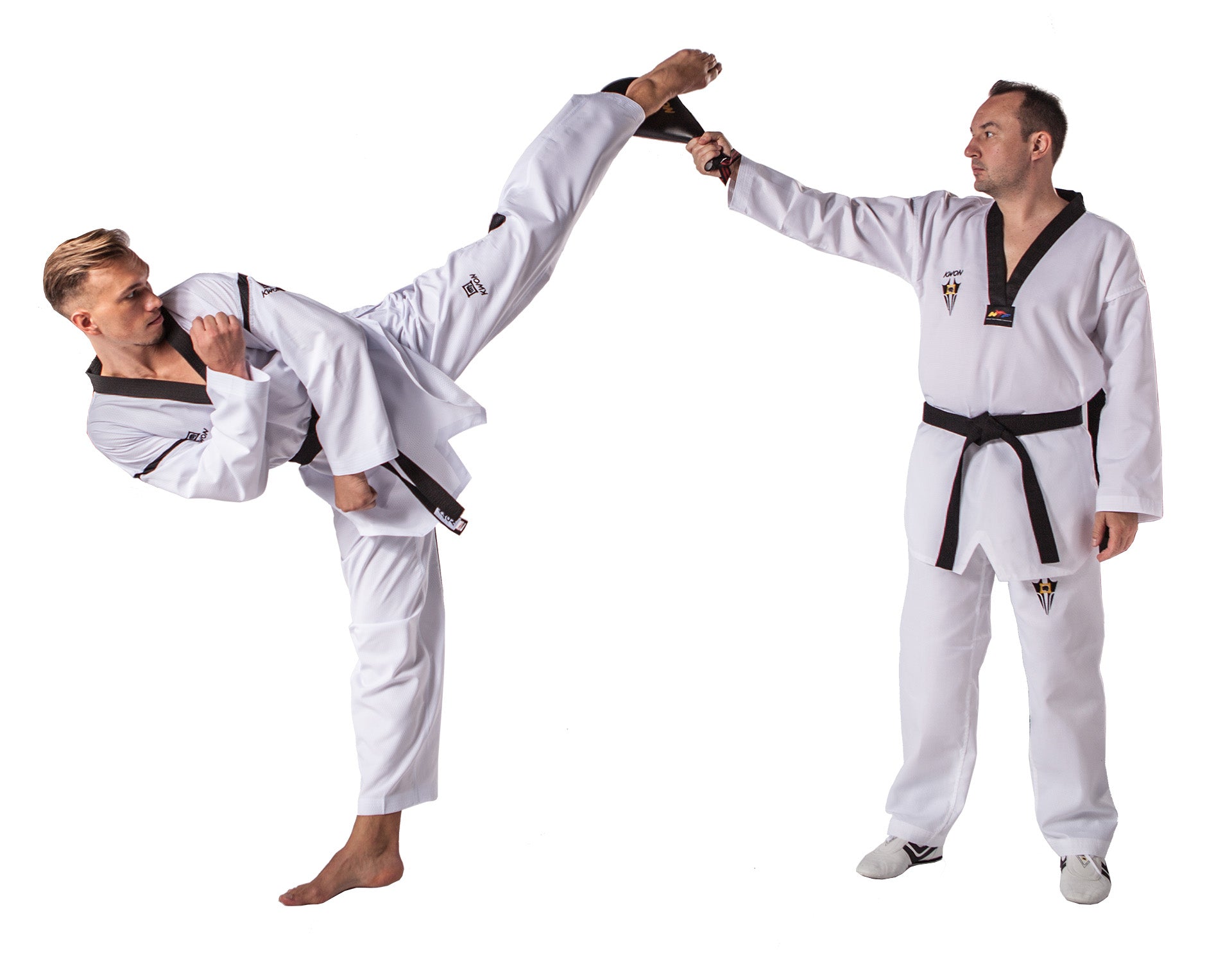 Double kicking target