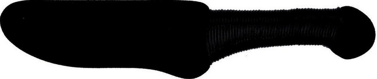 Foam-coated training knife made of wood