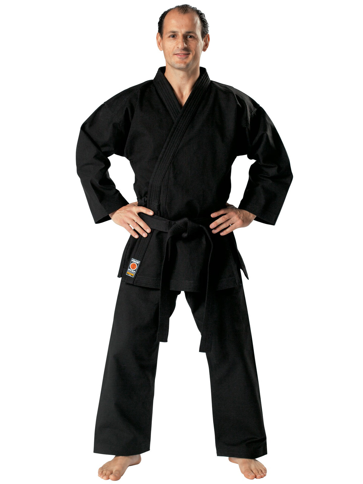 Karate uniform Traditional black 12 oz