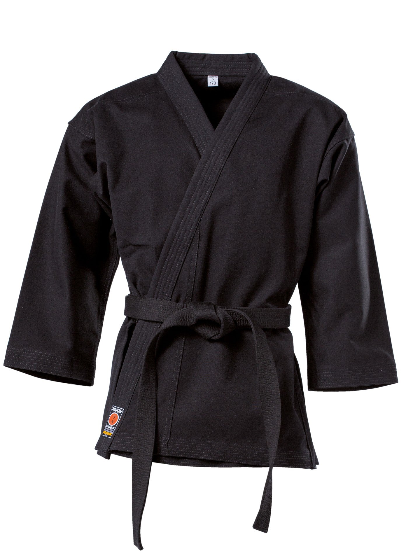 Karate jacket Traditional black 8 oz