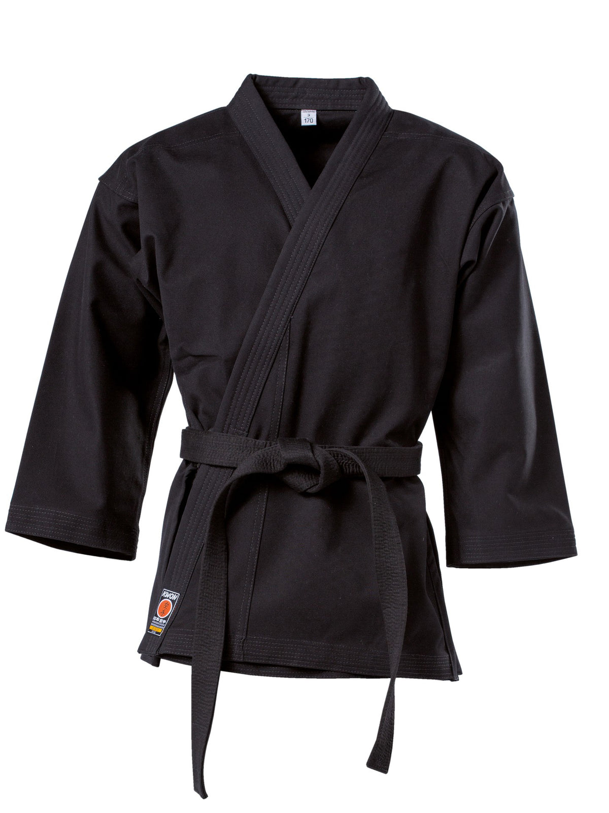 Karate jacket Traditional black 8 oz