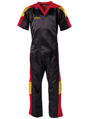 Kickboxanzug Nation schwarz/rot/gold
