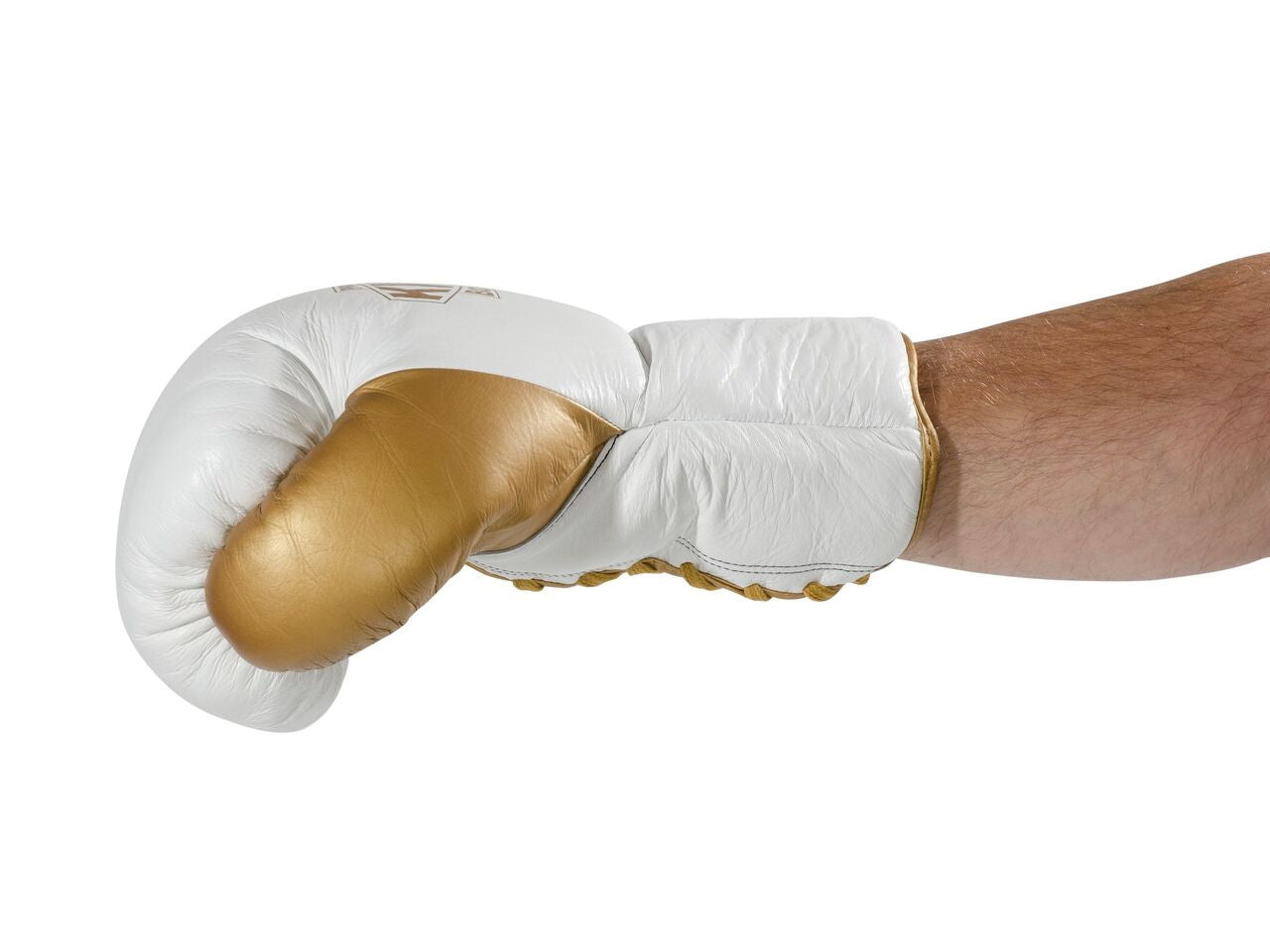 Boxing gloves leather with laces