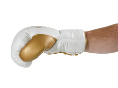 Boxing gloves leather with laces