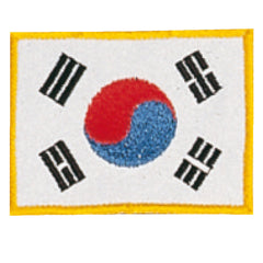 Sewn badges Korean flag
