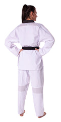 Taekwondo uniform Premiere Plus black lapel - WT recognized