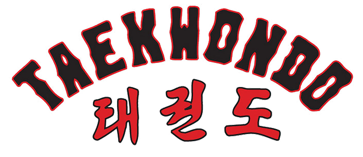 Taekwondo Schriftzug Aufdruck