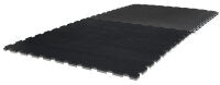 Puzzlematte "Checker" 2 cm grau/schwarz Wendematte