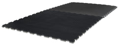 Puzzlematte "Checker" 2 cm grau/schwarz Wendematte