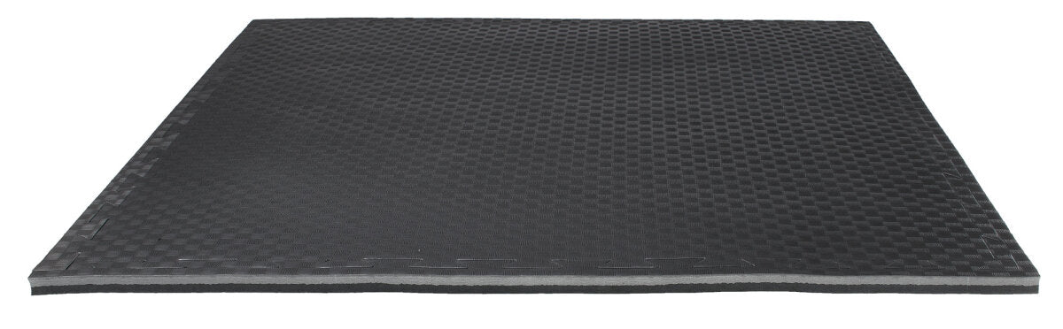 Puzzlematte "Checker" 2 cm grau/schwarz Wendematte
