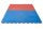Puzzlematte "Checker" 2 cm rot/blau Wendematte