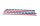 Puzzlematte "Checker" 2 cm rot/blau Wendematte