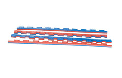Puzzlematte "Checker" 2 cm rot/blau Wendematte