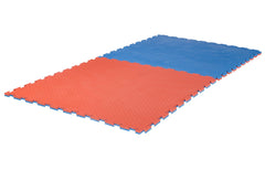 Puzzlematte "Checker" 2 cm rot/blau Wendematte