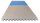 Puzzlematte Econo "Tatami" 4 cm blau/grau Wendematte