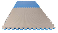 Puzzlematte Econo "Tatami" 4 cm blau/grau Wendematte
