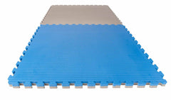 Puzzlematte Econo "Tatami" 4 cm blau/grau Wendematte
