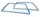 Puzzlematte Econo "Tatami" 4 cm blau/grau Wendematte