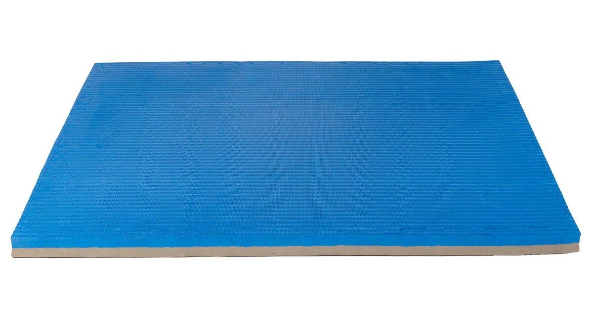 Puzzlematte Econo "Tatami" 4 cm blau/grau Wendematte