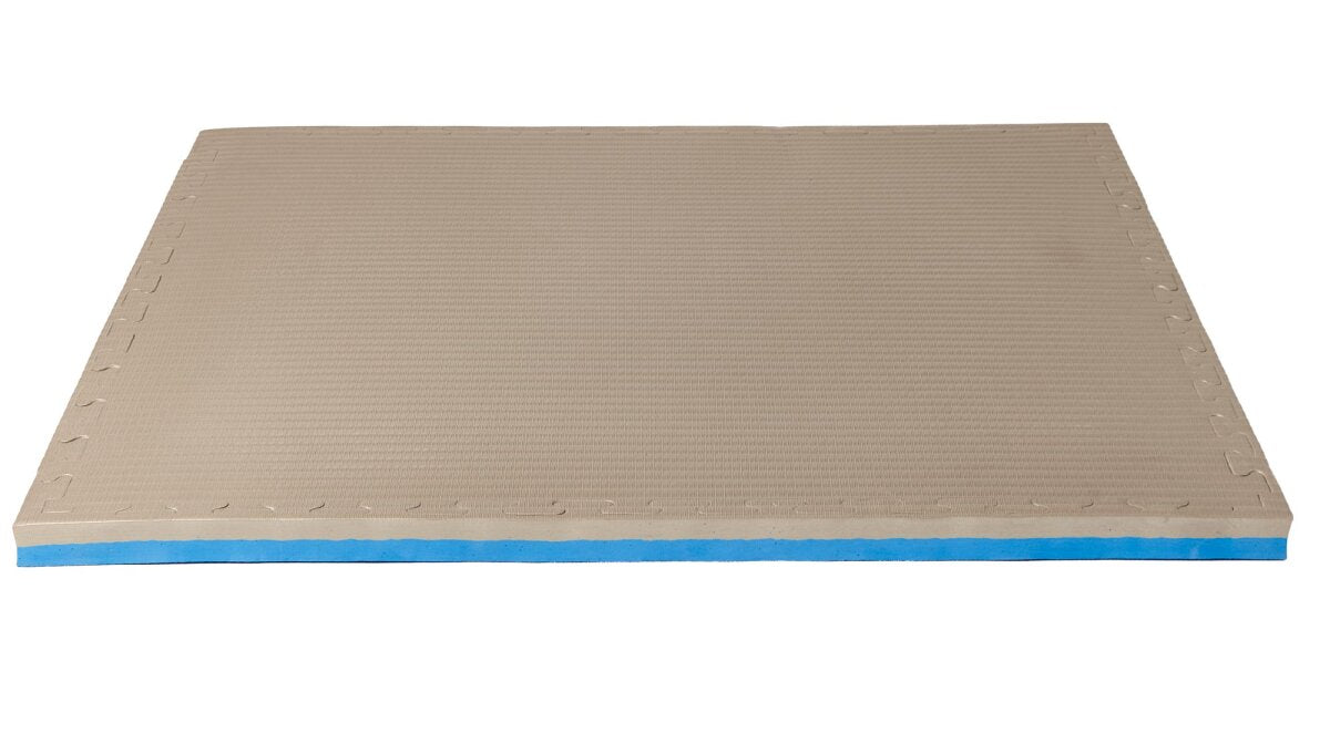 Puzzlematte Econo "Tatami" 4 cm blau/grau Wendematte