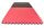 Puzzlematte Econo "Tatami" 4 cm schwarz/rot Wendematte