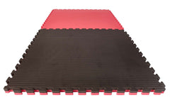 Puzzlematte Econo "Tatami" 4 cm schwarz/rot Wendematte