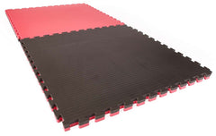 Puzzlematte Econo "Tatami" 4 cm schwarz/rot Wendematte