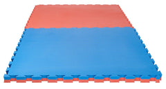 Puzzlematte Pro"Tatami" 4 cm rot/blau Wendematte