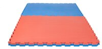 Puzzlematte Pro"Tatami" 4 cm rot/blau Wendematte