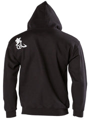 QI Kapuzenpullover schwarz