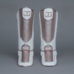 Joyagear Performance Shinguards Rose Gold/White