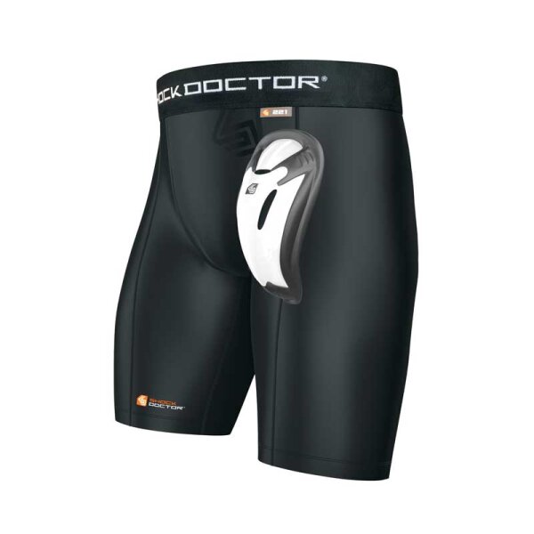 Shock Doctor Core Compression Short With BioFlex Cup Black