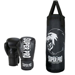 Super Pro Combat Gear Boxsack-Set black/white