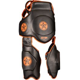 Trainingsset „Bodyguard “ - schwarz-orange, Körperschutz-Set