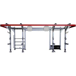Box-Station „Steel Factory“ 7,3 Meter - Heavy bag track and storage system