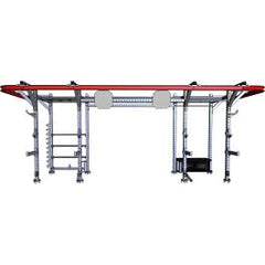 Box-Station „Steel Factory“ 7,3 Meter - Heavy bag track and storage system