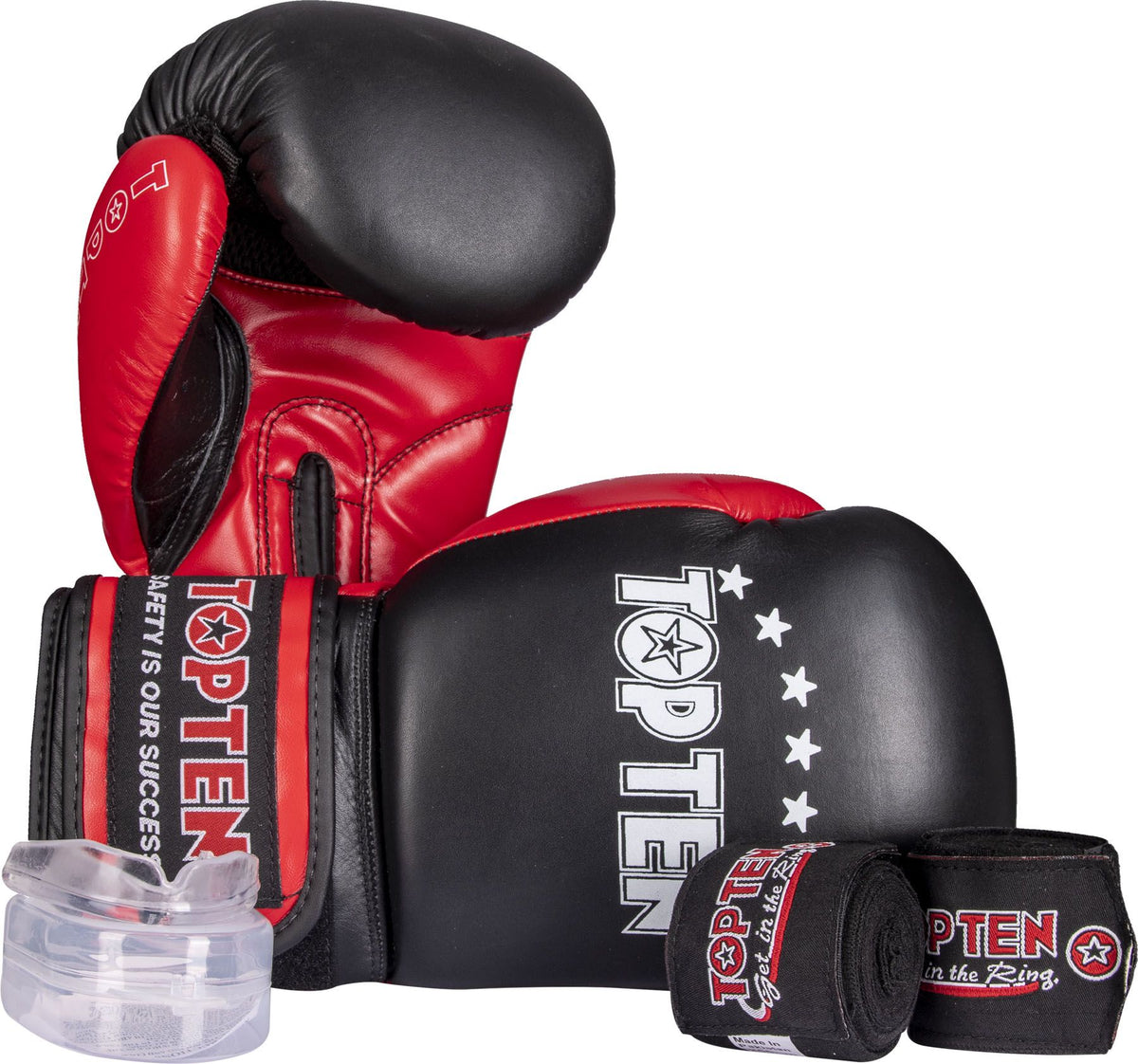 Boxhandschuhe Starter Kit inkl. Zahnschutz und Bandagen