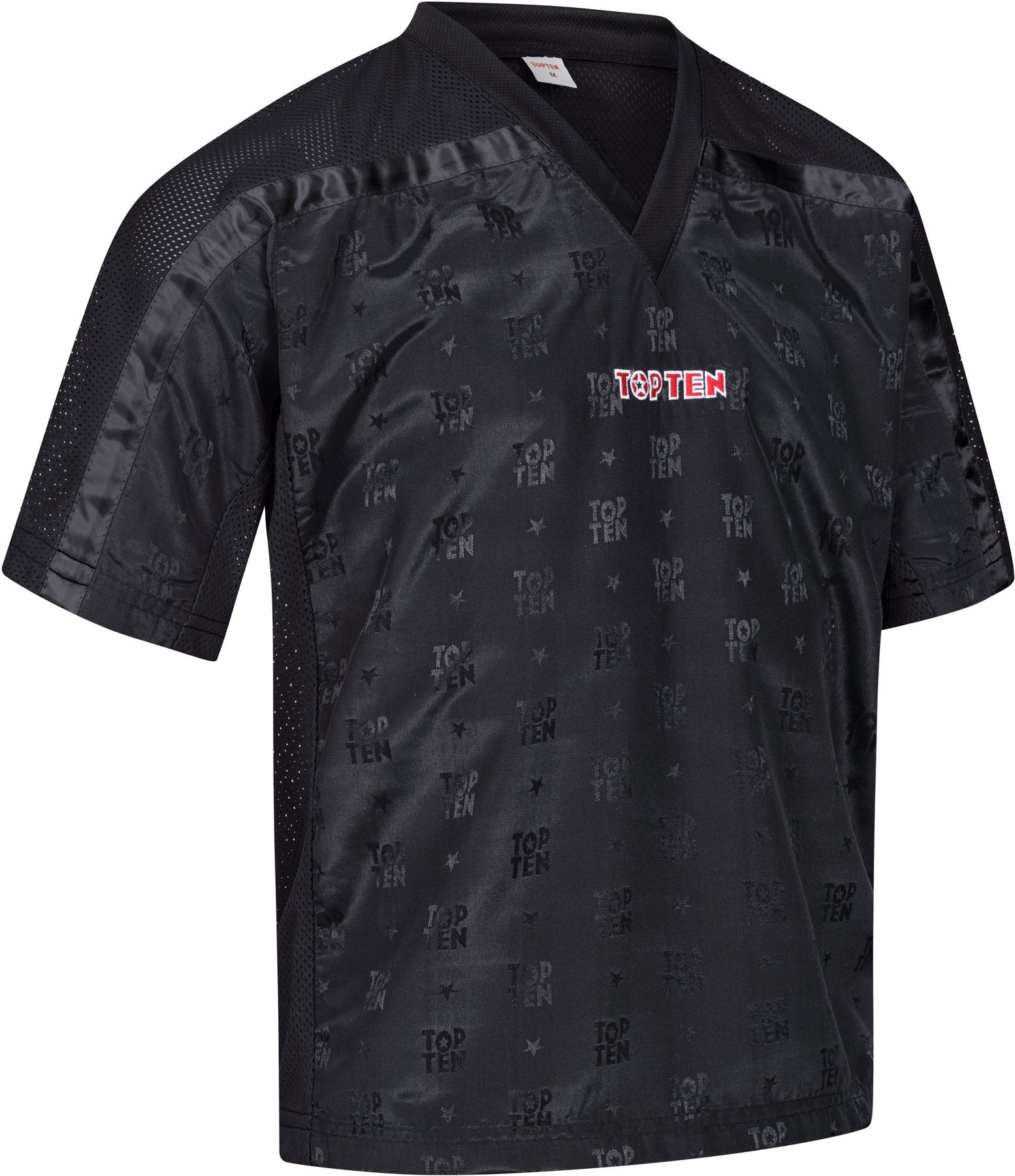 T-Shirt mit V-Ausschnitt zum Kickboxen „Kickboxjacke Mesh“