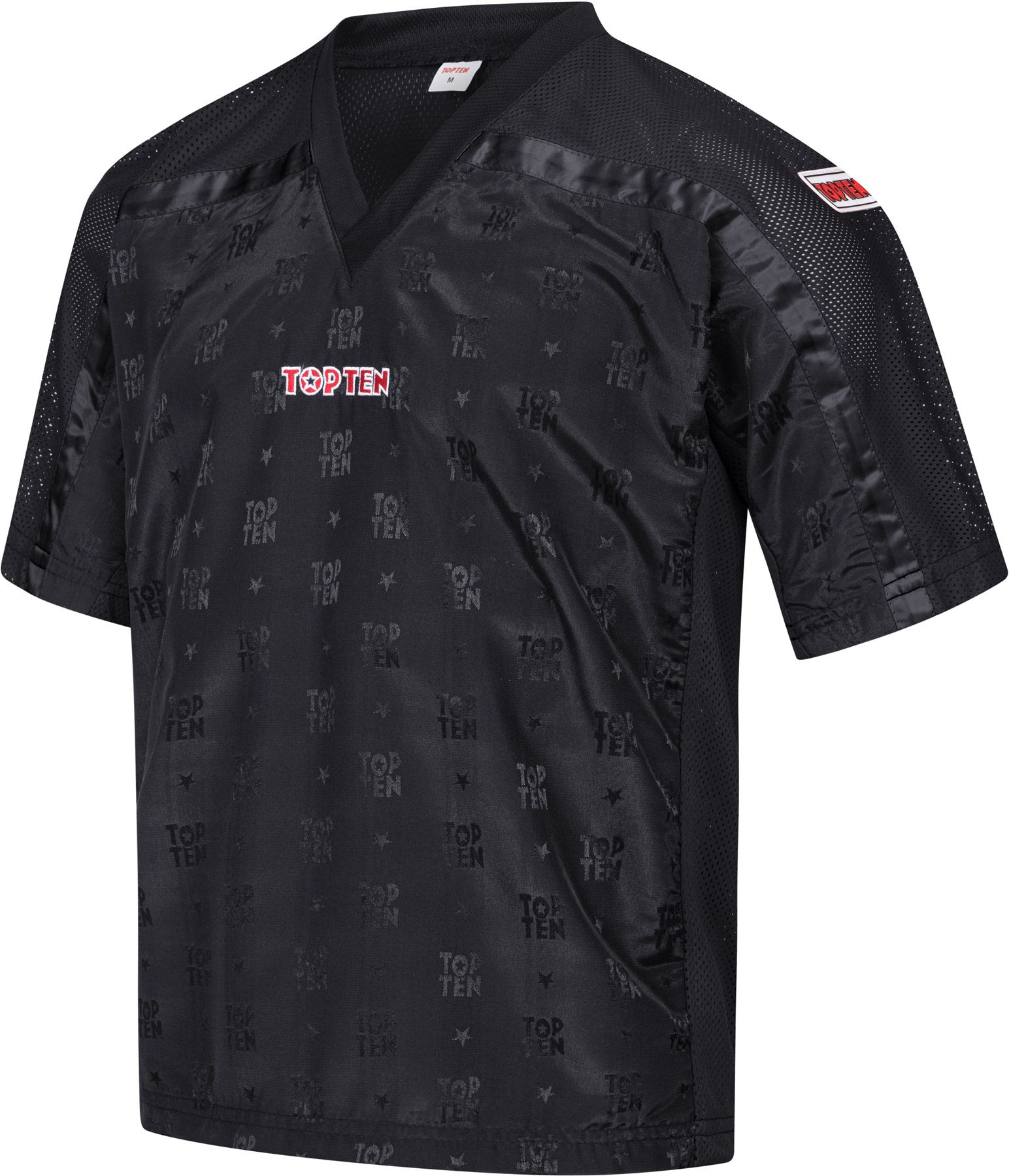 T-Shirt mit V-Ausschnitt zum Kickboxen „Kickboxjacke Mesh“