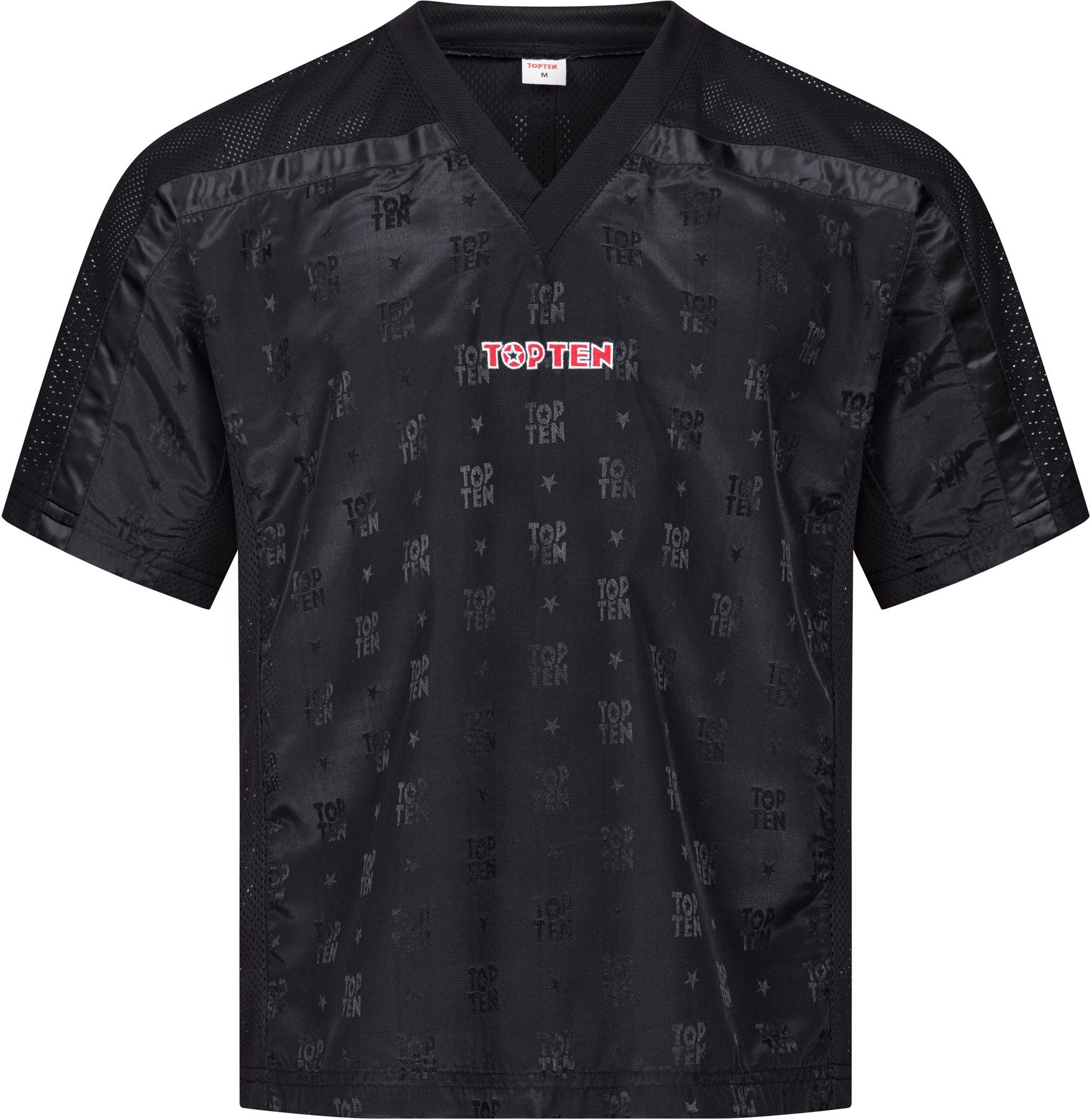 T-Shirt mit V-Ausschnitt zum Kickboxen „Kickboxjacke Mesh“