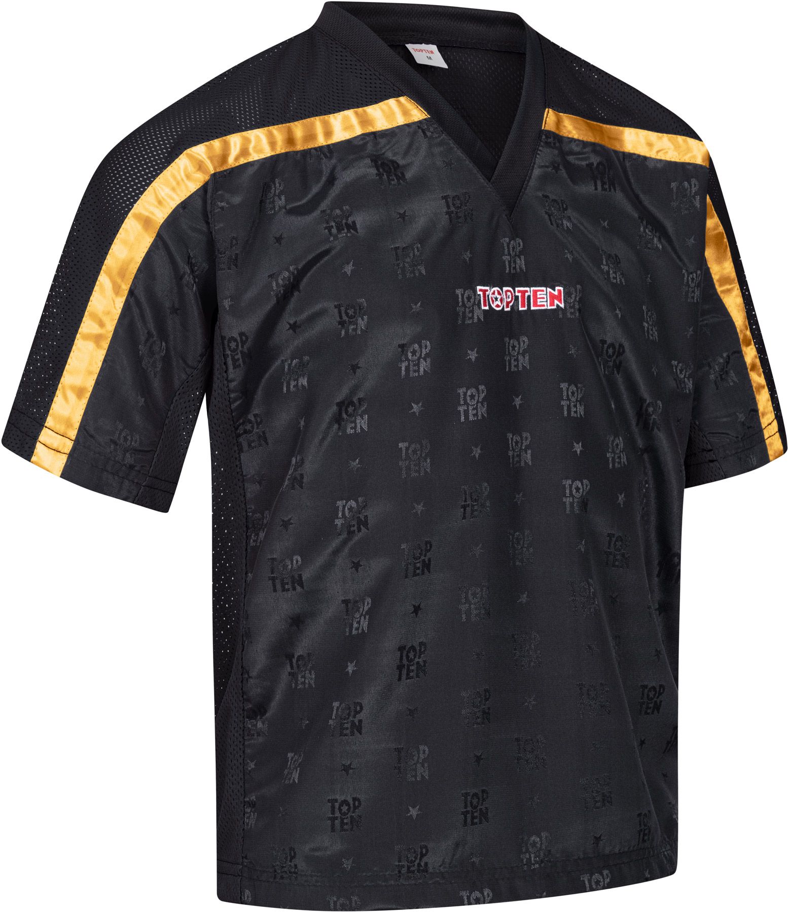 T-Shirt mit V-Ausschnitt zum Kickboxen „Kickboxjacke Mesh“