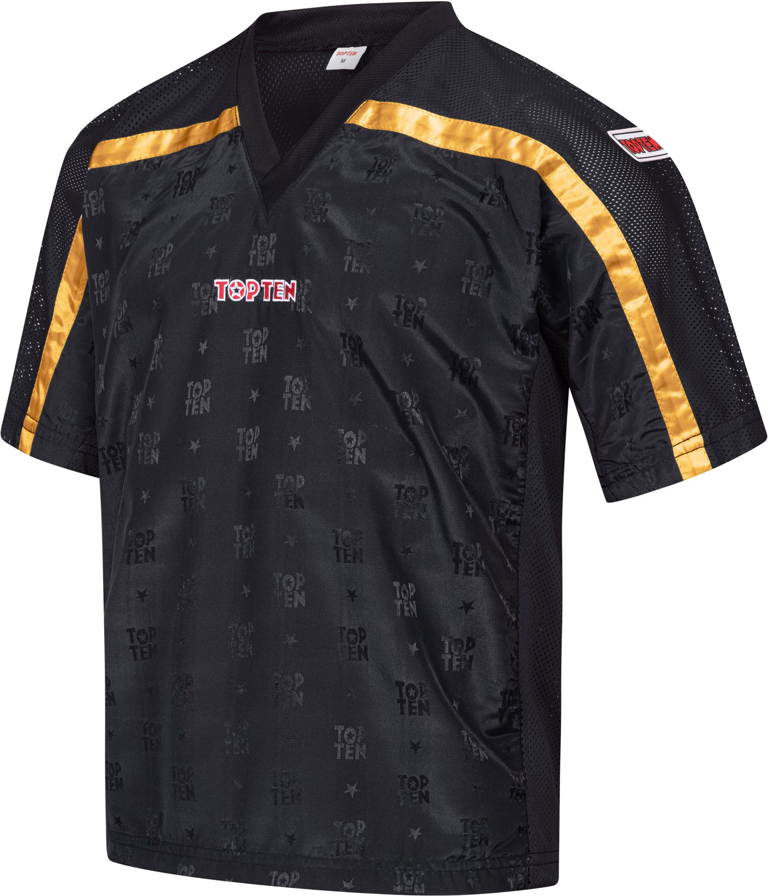 T-Shirt mit V-Ausschnitt zum Kickboxen „Kickboxjacke Mesh“