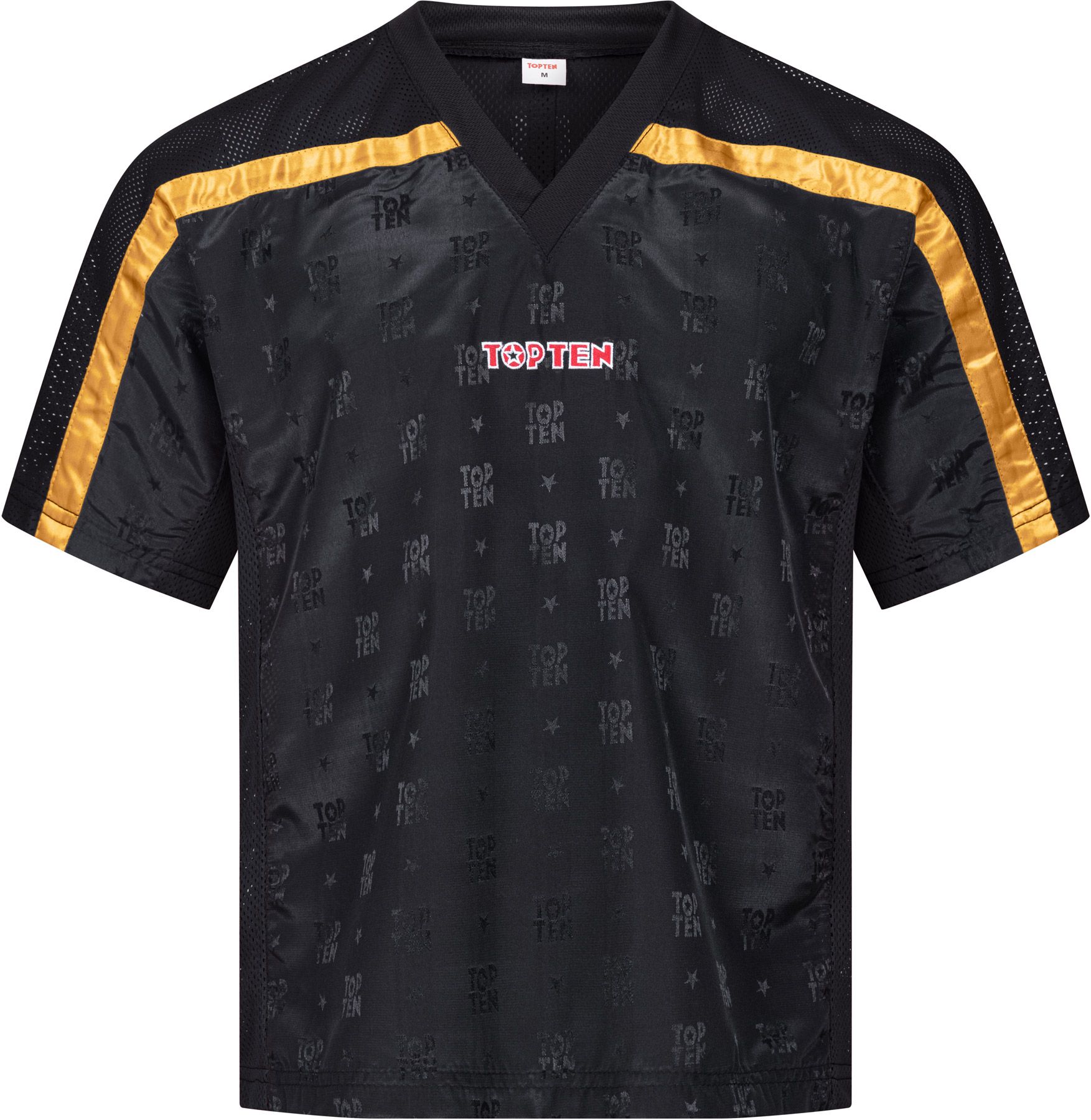 T-Shirt mit V-Ausschnitt zum Kickboxen „Kickboxjacke Mesh“