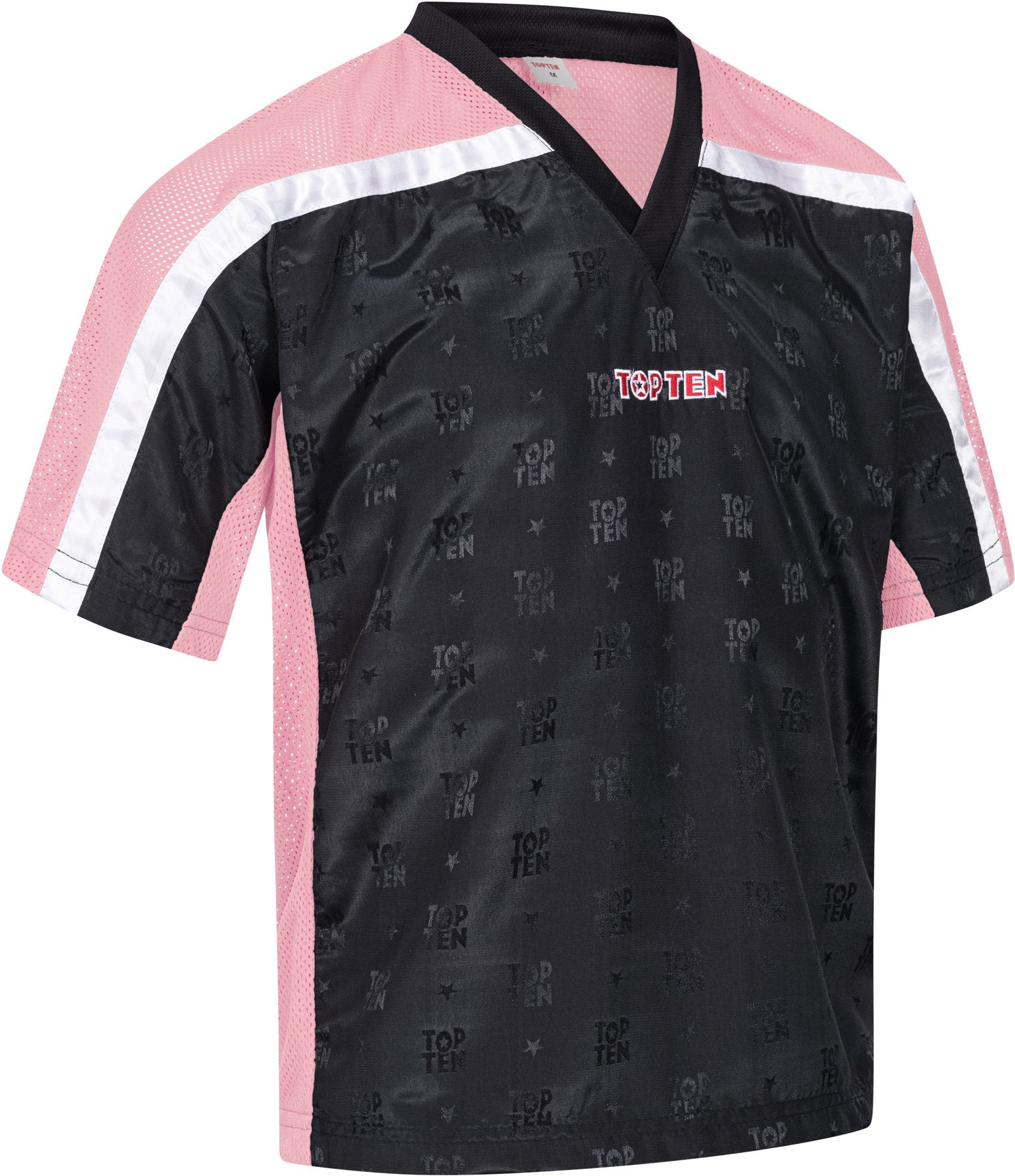 T-Shirt mit V-Ausschnitt zum Kickboxen „Kickboxjacke Mesh“