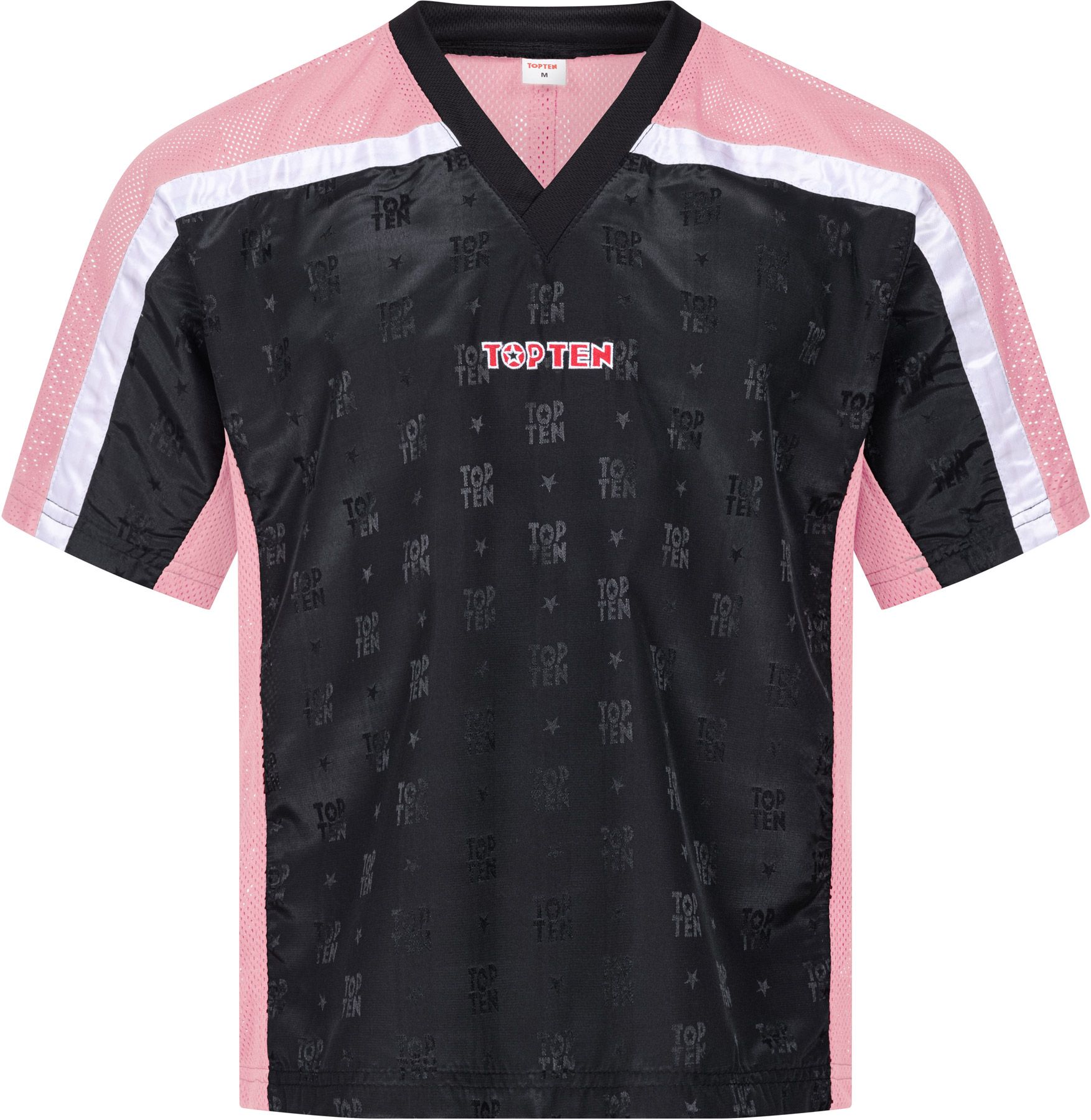 T-Shirt mit V-Ausschnitt zum Kickboxen „Kickboxjacke Mesh“