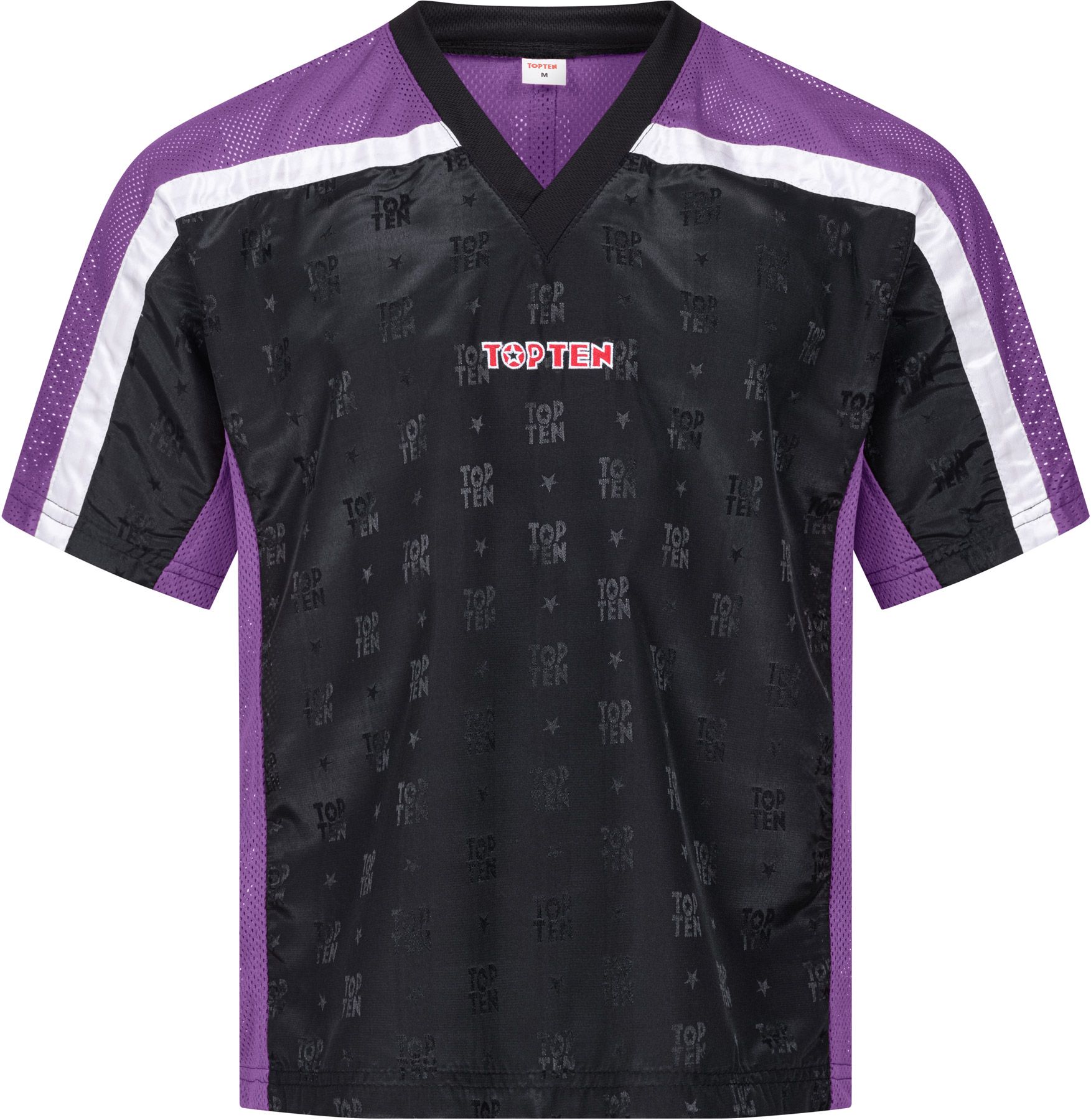 T-Shirt mit V-Ausschnitt zum Kickboxen „Kickboxjacke Mesh“