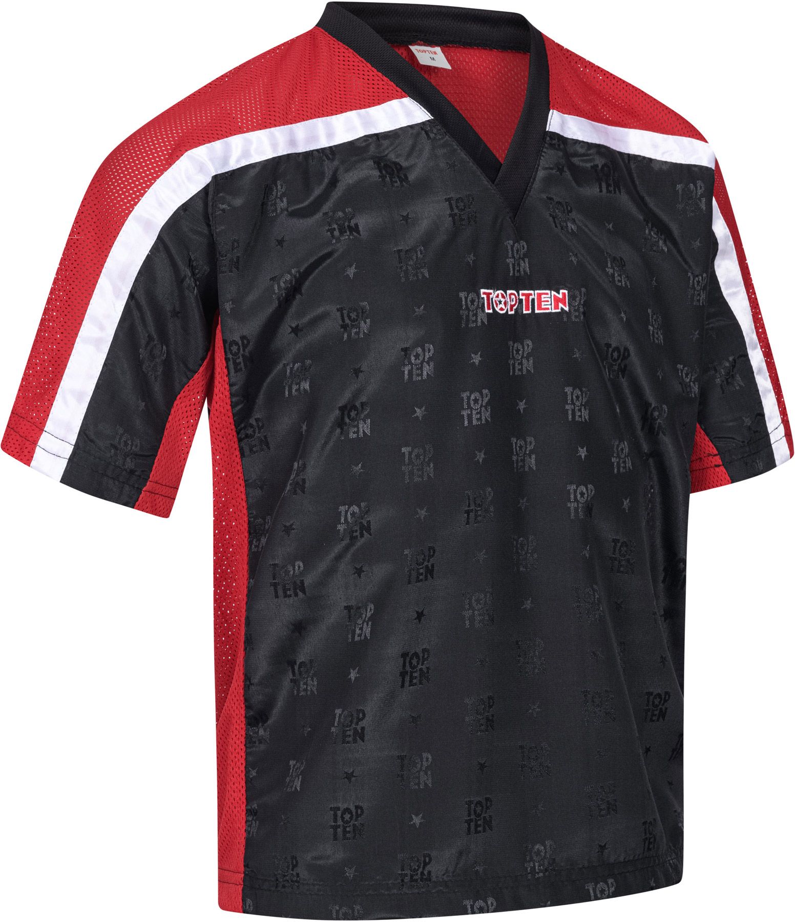 T-Shirt mit V-Ausschnitt zum Kickboxen „Kickboxjacke Mesh“