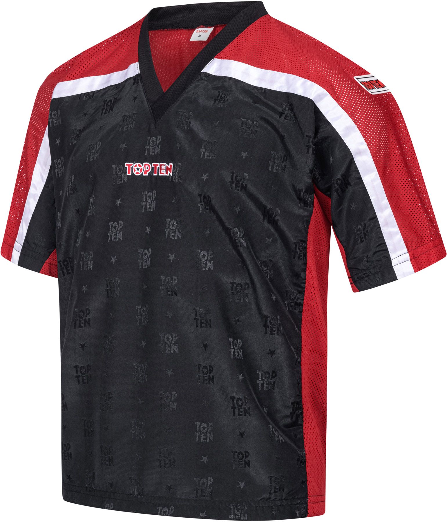 T-Shirt mit V-Ausschnitt zum Kickboxen „Kickboxjacke Mesh“