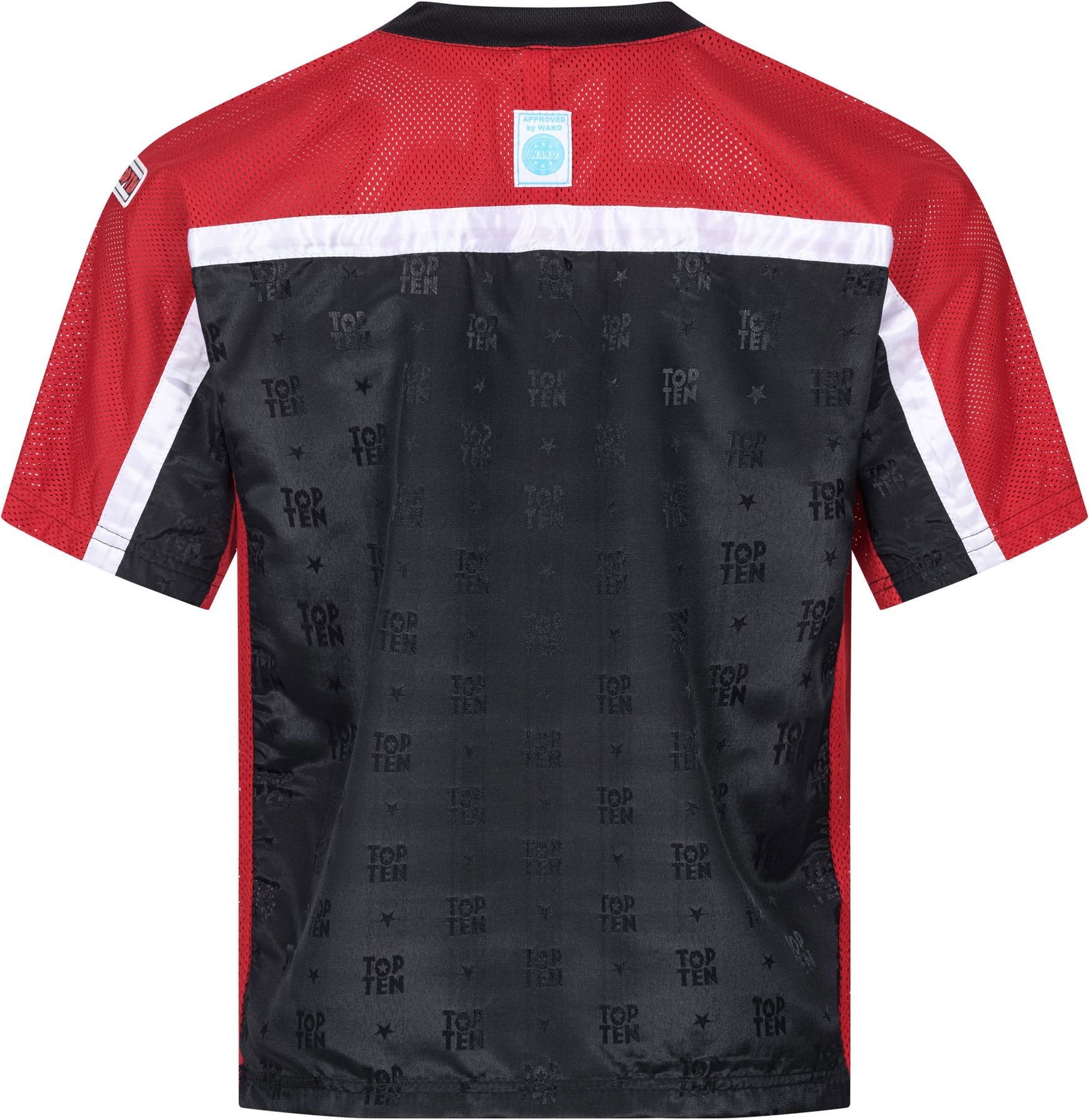 T-Shirt mit V-Ausschnitt zum Kickboxen „Kickboxjacke Mesh“